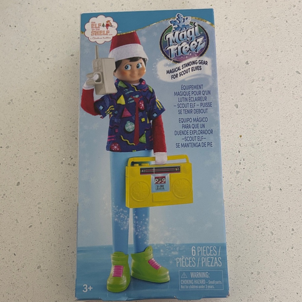 Scout Elf with Yellow Boombox